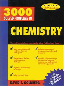 Paperback 3,000 Solved Problems in Chemistry Book