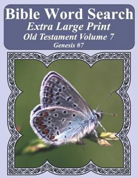 Paperback Bible Word Search Extra Large Print Old Testament Volume 7: Genesis #7 Book