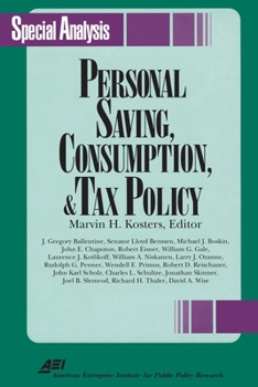 Paperback Personal Savings, Consumption and Tax Policy Book