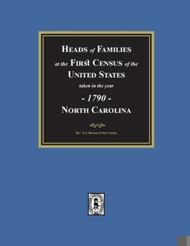 Paperback 1790 Census of North Carolina Book