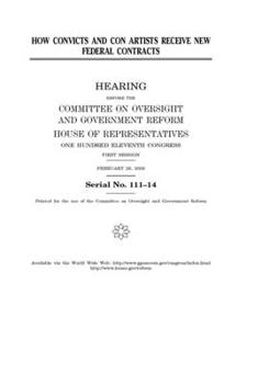 How convicts and con artists receive new federal contracts