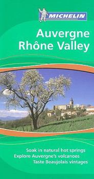 Paperback Michelin Auvergne/Rhone Valley Book