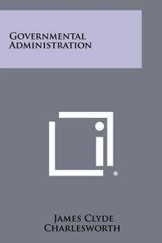 Paperback Governmental Administration Book