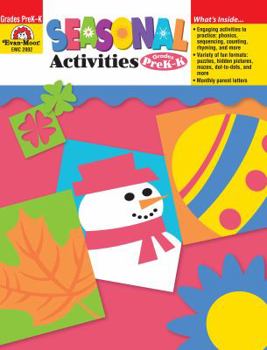 Paperback Seasonal Activities Grades Pre-K-K Book