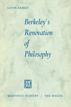 Paperback Berkeley's Renovation of Philosophy Book