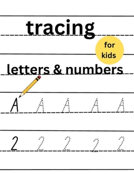 Paperback Trace & Learn: Letters and Numbers Book