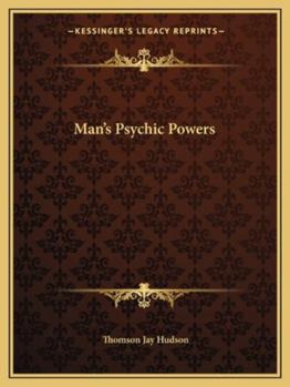 Paperback Man's Psychic Powers Book