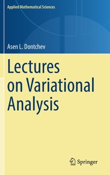 Hardcover Lectures on Variational Analysis Book