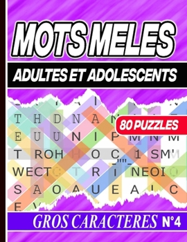 Paperback Mots mêlés: Adultes et adolescents [French] Book
