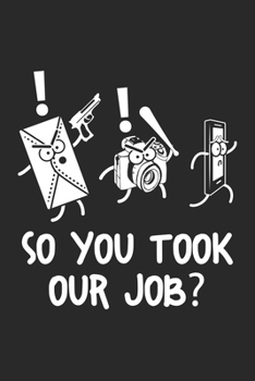 Paperback So you took our Job?: Old technology against Mobile Phone Technical programmer Dot Grid Notebook 6x9 Inches - 120 dotted pages for notes, dr Book