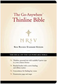 Bonded Leather Go-Anywhere Thinline Bible-NRSV-Personal Size Book