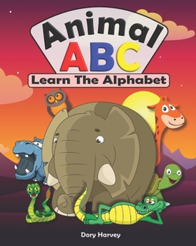 Paperback Animal ABC: Learn to read with this fun alphabet book. Ideal for teaching toddlers and kids age 3-5 the Animal Alphabet! Book