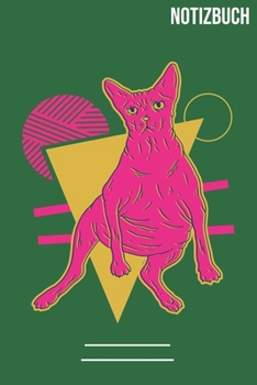Paperback Notizbuch Gepunktet Sphynx Katze: A5 Notebook - 111 Seiten - Extra Kalender 2020 - Einzigartig - Dotgrid - Dotted - Punktraster - Geschenk - Geschenki [German] Book