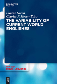 Hardcover The Variability of Current World Englishes Book