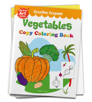 Paperback Vegetables: Crayon Copy Colour Books Book