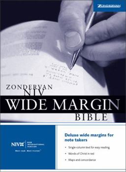 Hardcover Wide Margin Bible-NIV Book