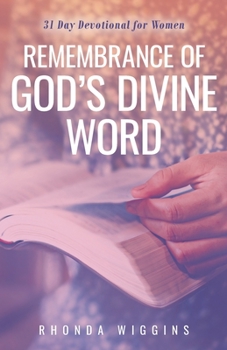 Paperback Remembrance of God's Divine Word Book