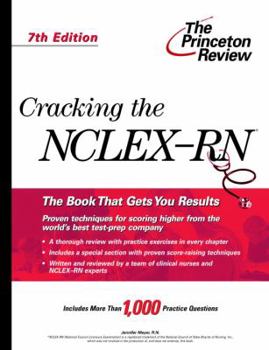 Paperback Cracking the NCLEX, 7th Edition (Professional Test Preparation) Book