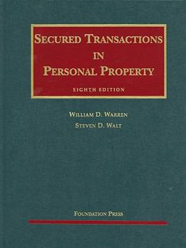 Hardcover Warren and Walt's Secured Transactions in Personal Property, 8th Book