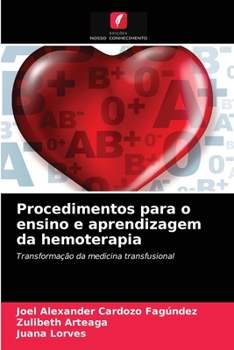 Paperback Procedimentos para o ensino e aprendizagem da hemoterapia [Portuguese] Book