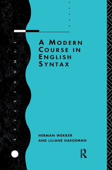Paperback A Modern Course in English Syntax Book