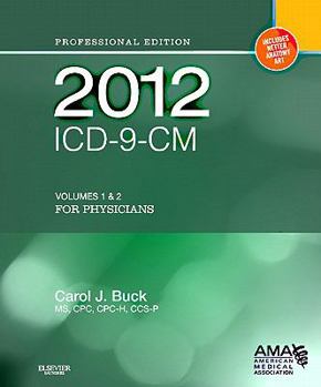 Paperback 2012 ICD-9-CM for Physicians, Volumes 1 and 2 Professional Edition (Spiral) Book