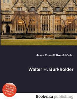 Paperback Walter H. Burkholder Book