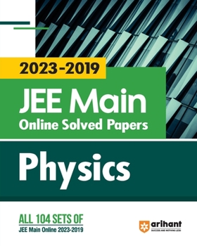 Paperback 2023 - 2019 JEE Main Online Solved Papers Physics Book