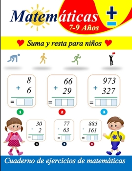 Paperback Practica suma y resta para niños: Libro de 180 Problemas Práctica de Matemáticas (con respuestas) [Spanish] Book