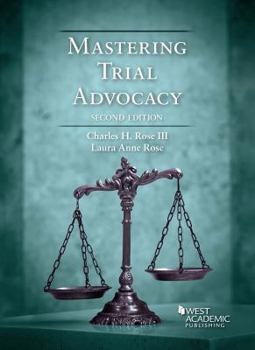 Paperback Mastering Trial Advocacy Book