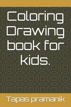 Paperback Coloring Drawing book for kids. Book