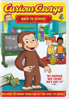 DVD Curious George: Back to School Book