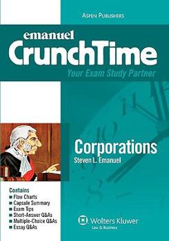 Paperback Emanuel Crunchtime: Corporations Book