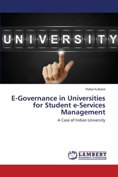Paperback E-Governance in Universities for Student e-Services Management Book