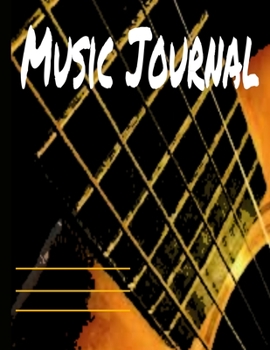 Music Journal: Black and White Musical Notes Music Manuscript Notebook with Staff Paper - Blank Sheet Music Notebook - Music Journal - ... Songwriters, Teachers (140 Pages 8.5 x 11)