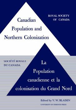 Paperback Canadian Population and Northern Colonization Book