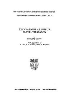 Paperback Excavations at Nippur: Eleventh Season Book