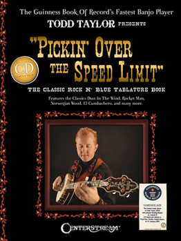 Paperback Pickin' Over the Speed Limit: The Classic Rock N' Blue Tablature Book [With CD (Audio)] Book