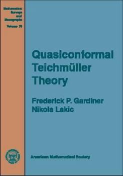 Hardcover Quasiconformal Teichmuller Theory Book