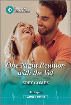 Mass Market Paperback One-Night Reunion with the Vet [Large Print] Book