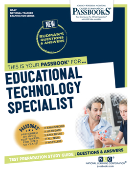 Paperback Educational Technology Specialist (Nt-67): Passbooks Study Guide Volume 67 Book