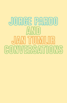Paperback Jorge Pardo & Jan Tumlir: Conversations Book