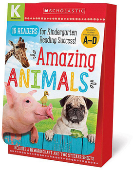Paperback Amazing Animals A-D Kindergarten Box Set: Scholastic Early Learners (Guided Reader) Book
