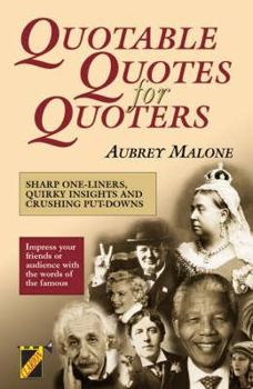Paperback Quotable Quotes for Quoters Book