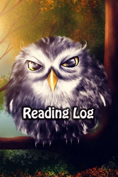 Reading Log: Book Review Journal Notebook Gift For Book Lovers Adults Boys Girls Kids - Reader Record and Share | Big Owl Cover