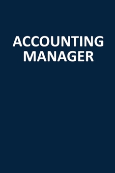 Paperback Accounting Manager: Blank, Lined Journal Notebook (Softcover) Book