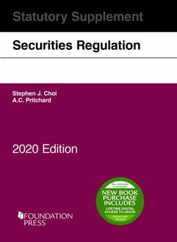 Paperback Securities Regulation Statutory Supplement, 2020 Edition (Selected Statutes) Book