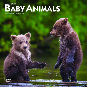 Calendar Baby Animals 2023 Mini 7x7 Book