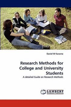 Paperback Research Methods for College and University Students Book