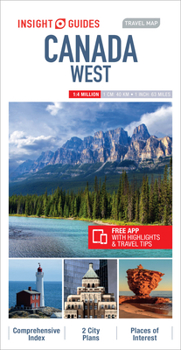 Map Insight Guides Travel Map Canada West Book
